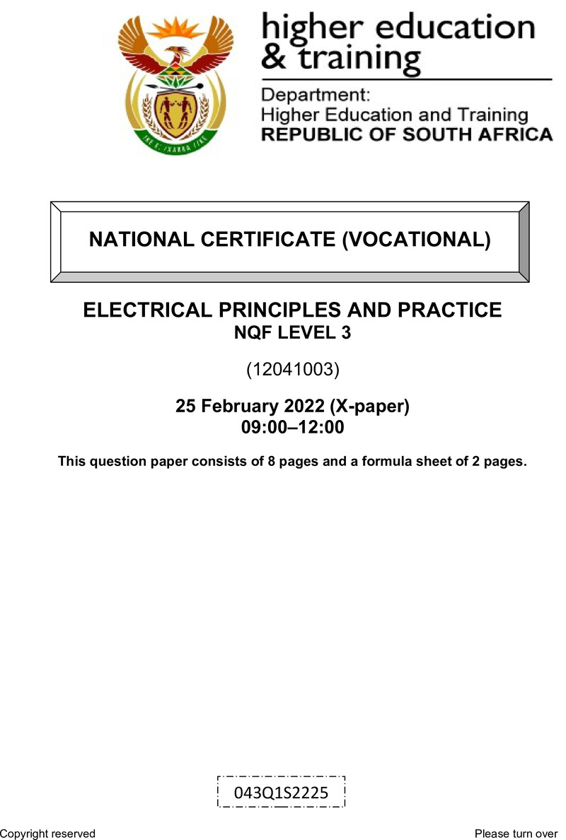 Principles And Practice L3 Supp QP Feb 2022 Ed preview