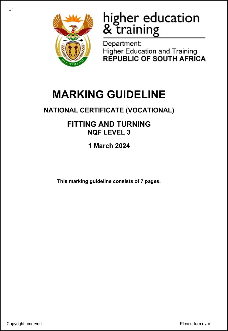 Fitting And Turning L3 MEMO Supp Feb 2022 Not 2024 preview