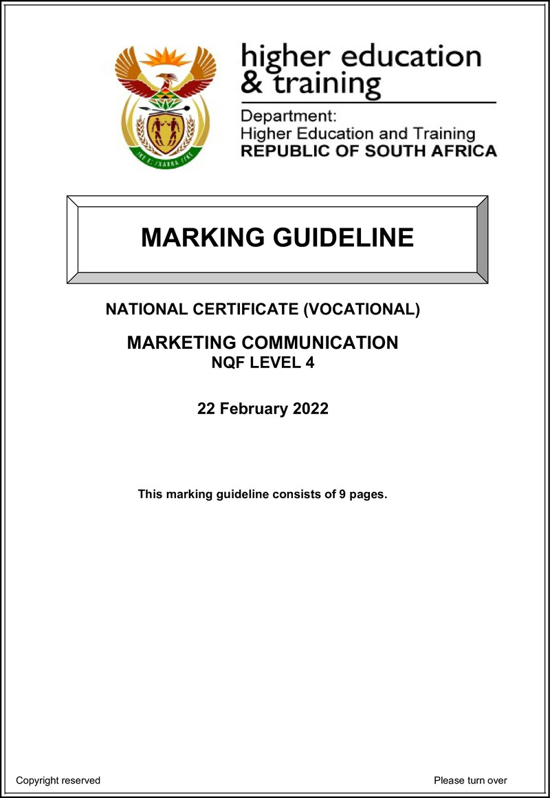 Marketing Communication L4Memo Supp Feb 2023 preview
