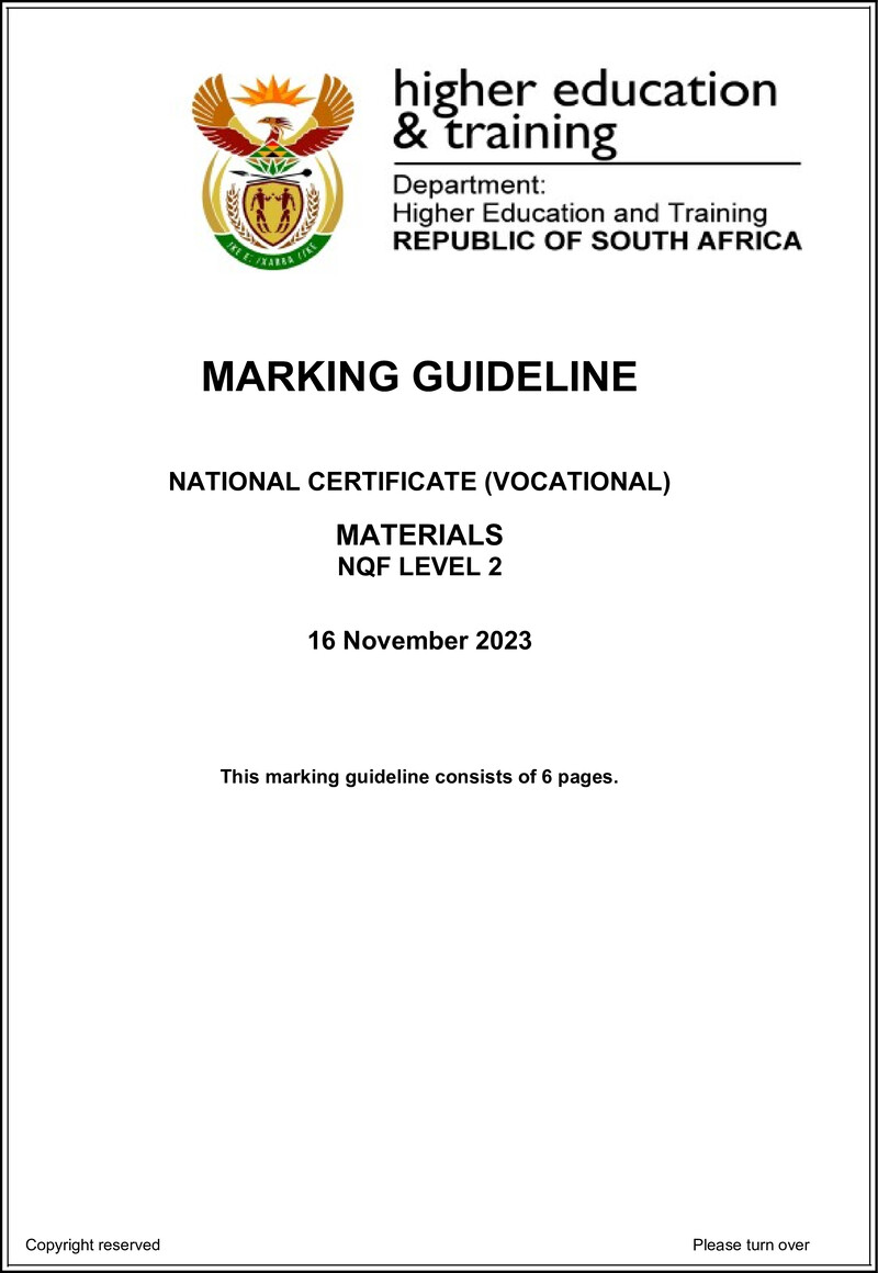 Nc1920 Materials L2 Nov Memo 2023