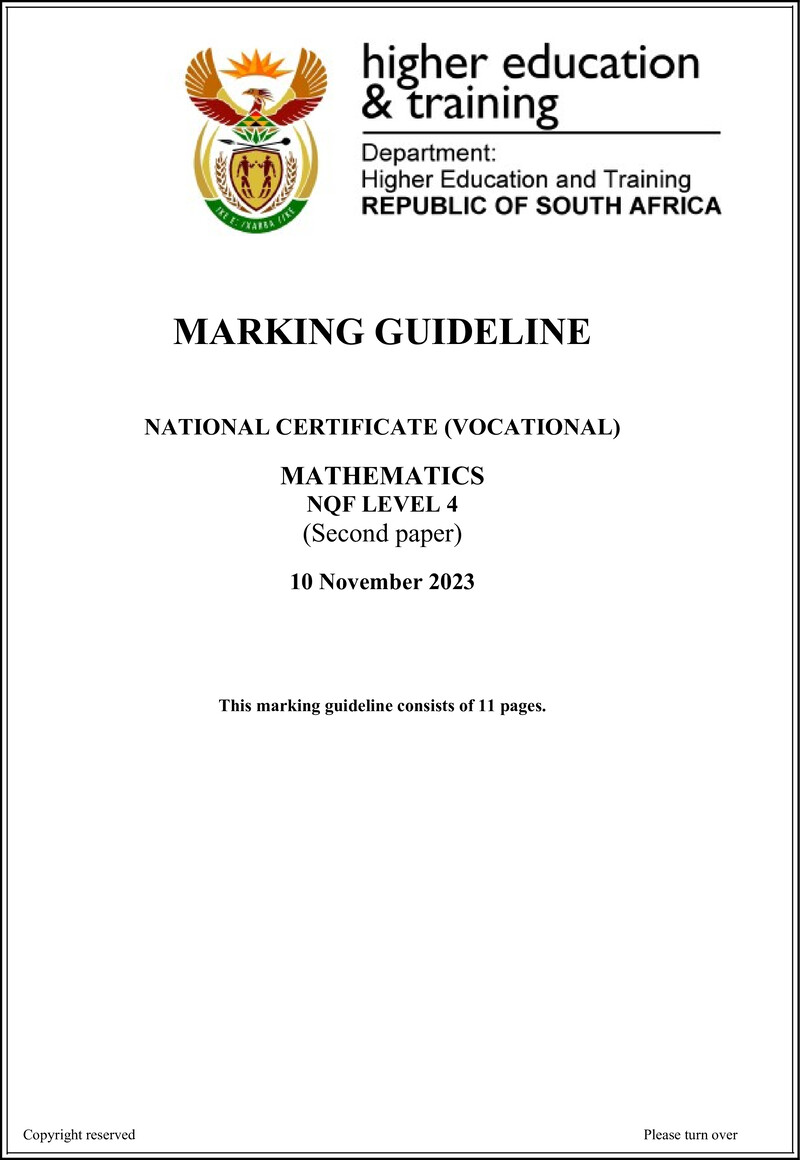 Nc2060 Mathematics L4 P2 Memo Nov 2023 Signed Off