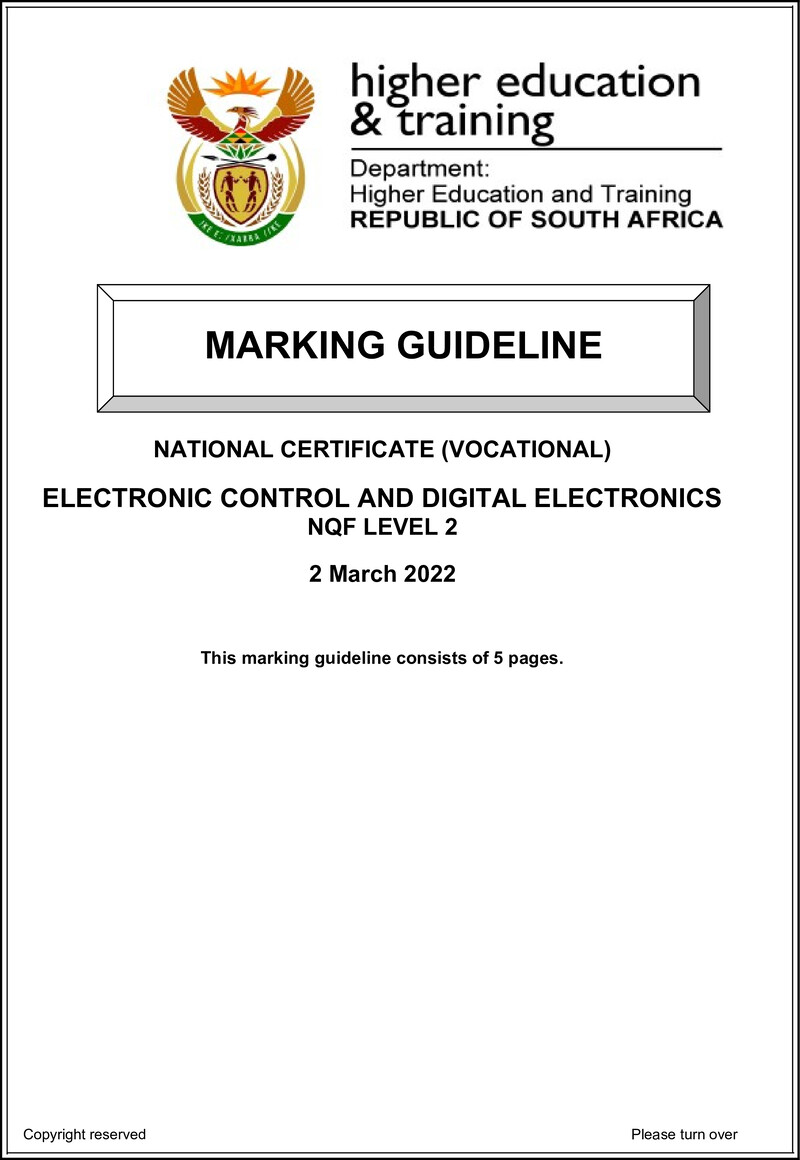 Control And Digital Electronics L2 Supp MEMO Feb 2022 preview