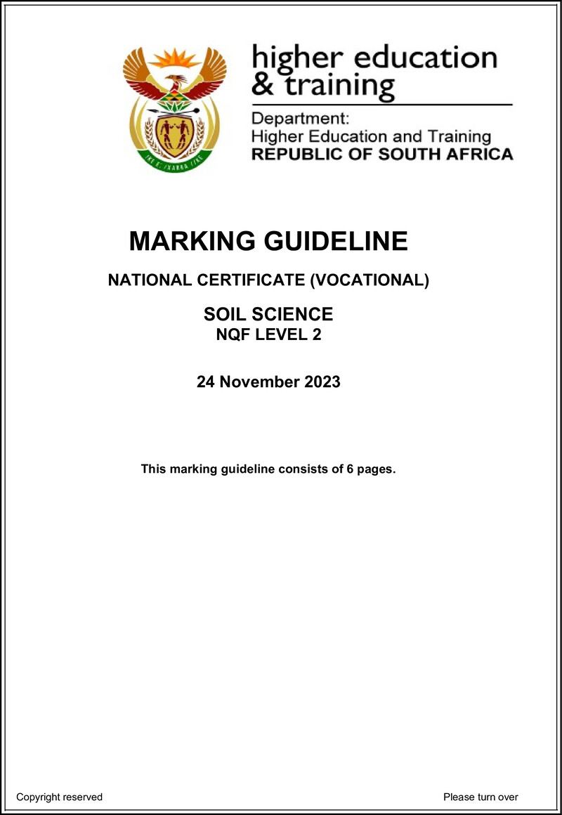 Nc2730 Soil Science L2 Nov Memo 2023 Signed Off