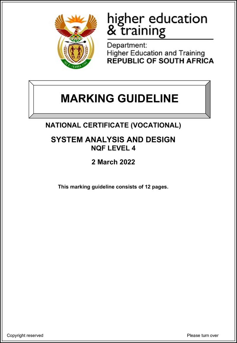 Nc2810 System Analysis And Design L4 Memo Feb 2022 Singed Off