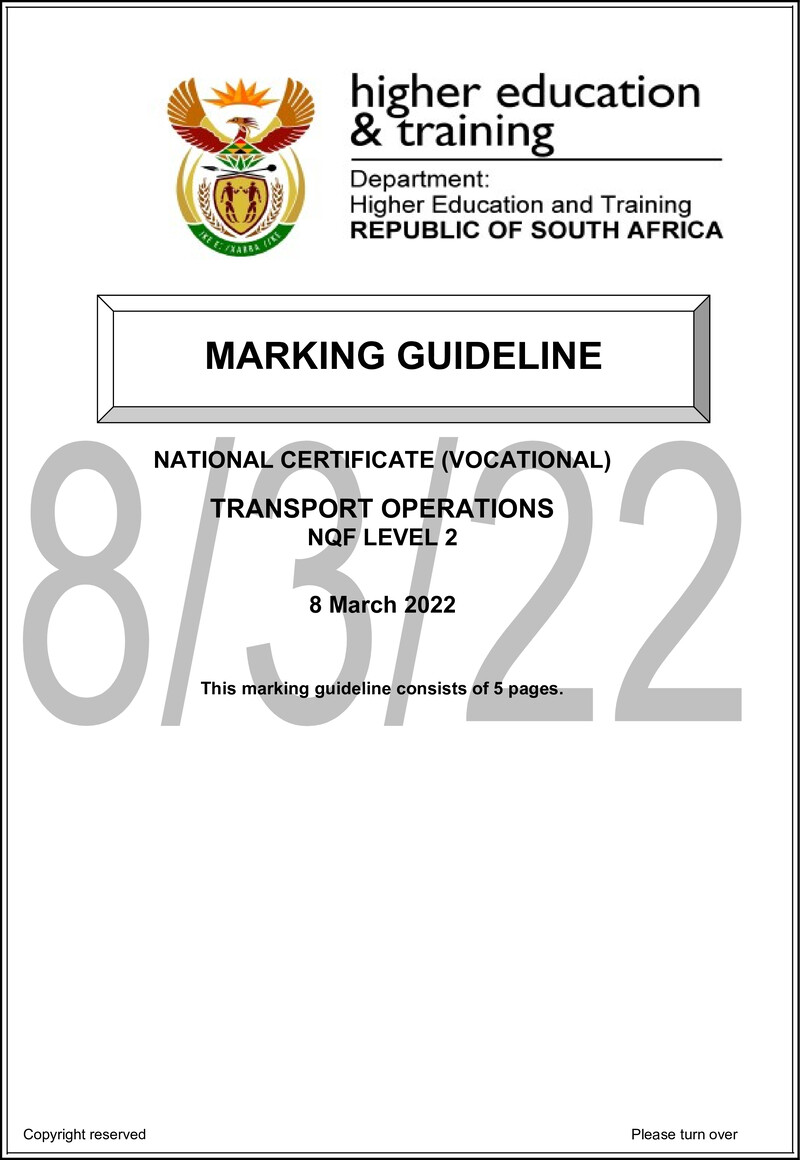 Transport Operations L2 MEMO Feb 2022 preview