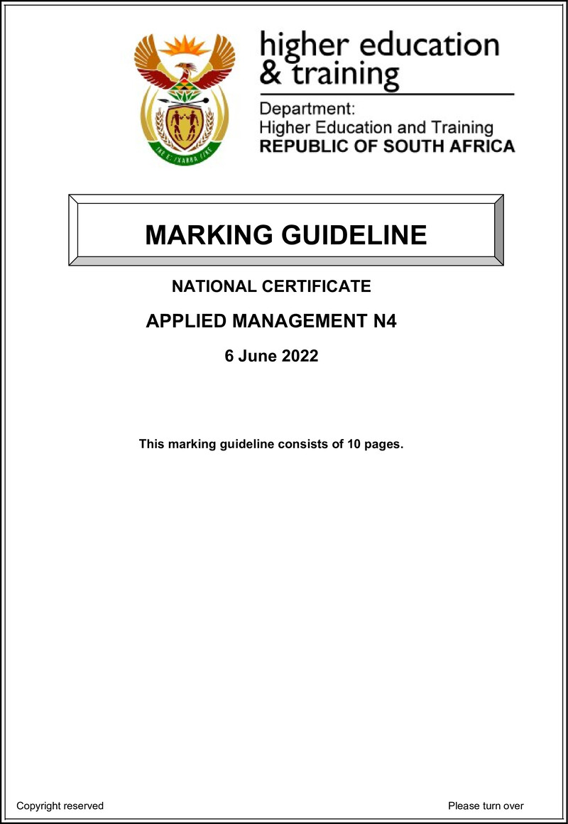 Management N4 MEMO Jun 2022 preview