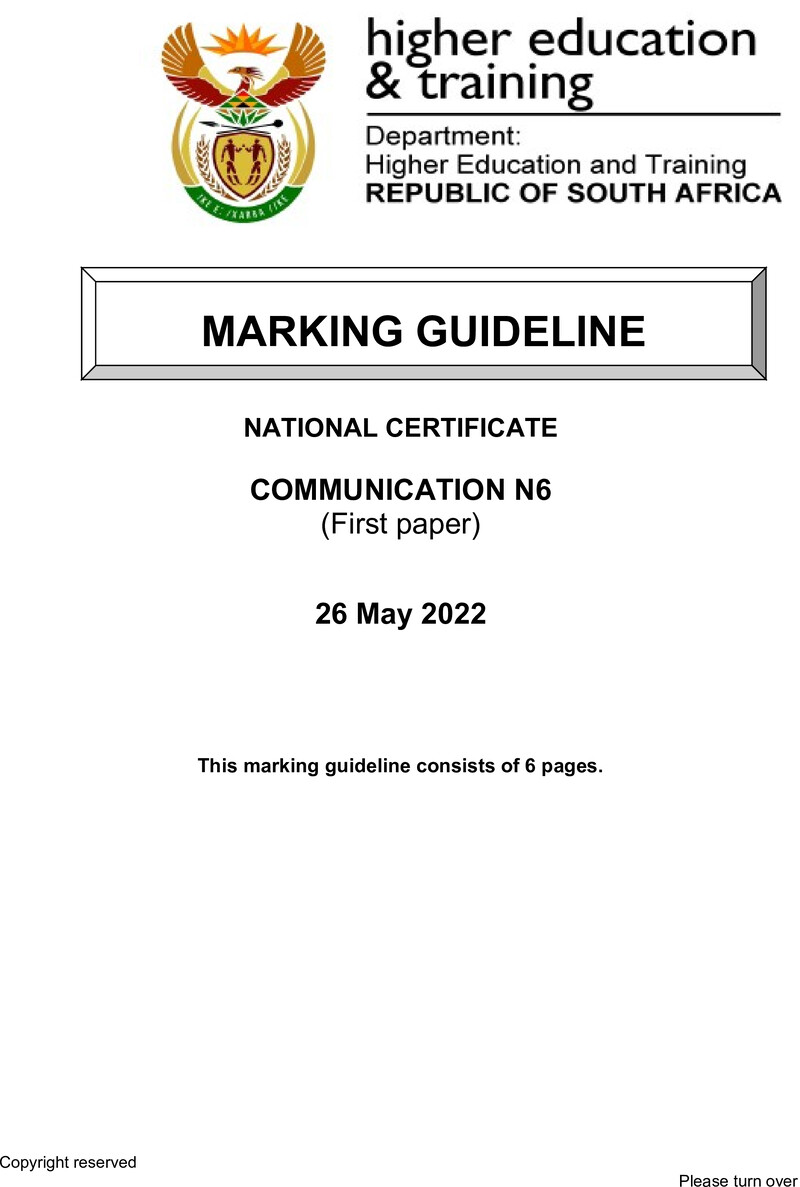 N6 P1 MEMO June 2022 preview
