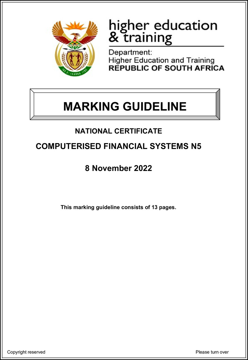 Financial Systems N5 Nov MEMO 2022 Edited preview