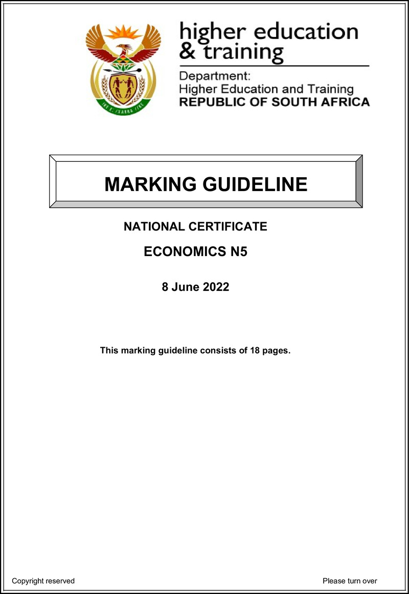 N5 June MEMO 2022 preview