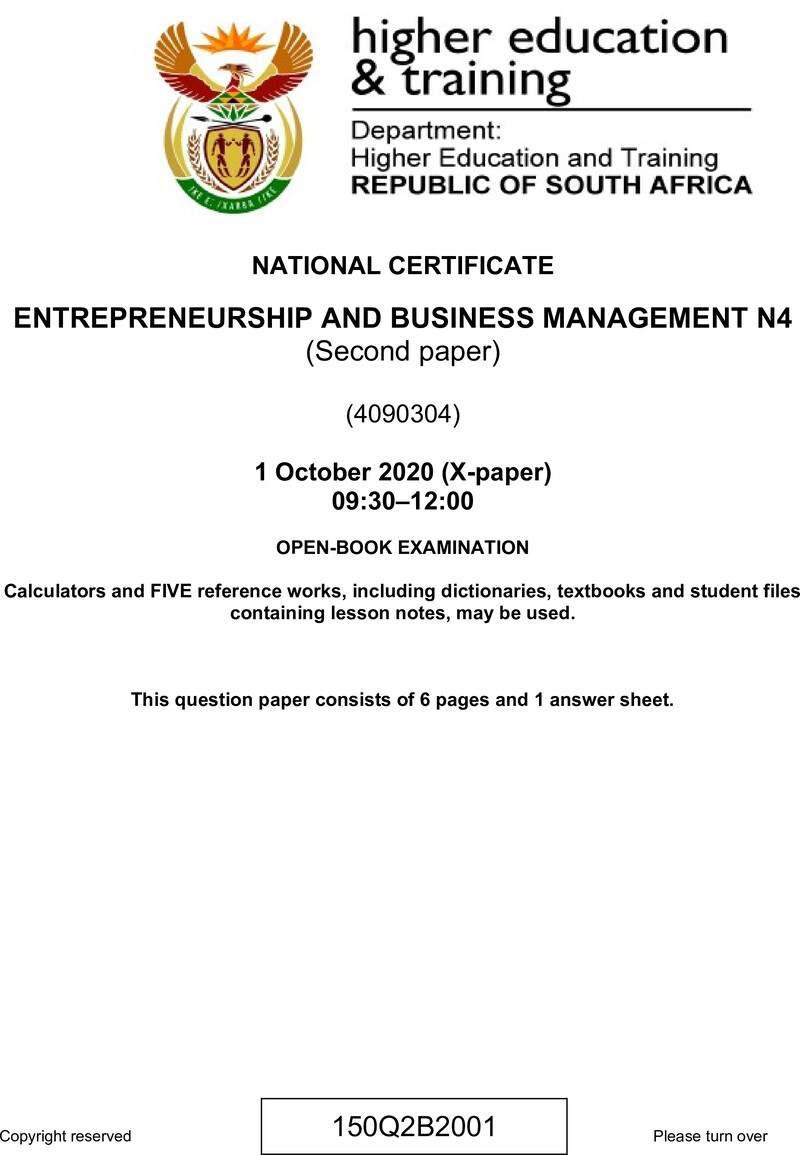 And Business Management N4 P2 QP June 2020 Edited preview
