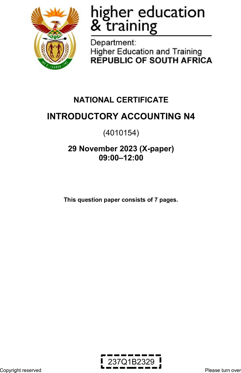 N740 Introductory Accounting N4 Nov QP 2023 Edited Gerber preview