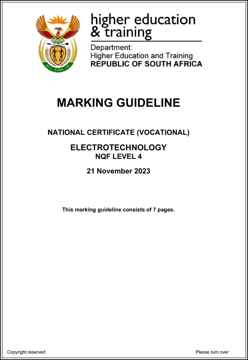 Nc1020 Electrotechnology L4 Memo Nov 2023 Signed Off