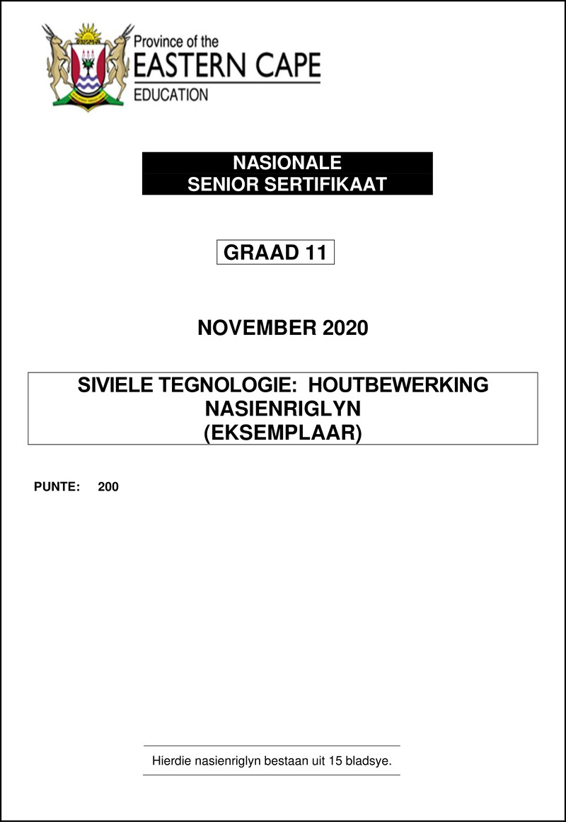 Grade 11 Ekonomie past paper 2020 – afr gr 11 nov 20 siviel memo