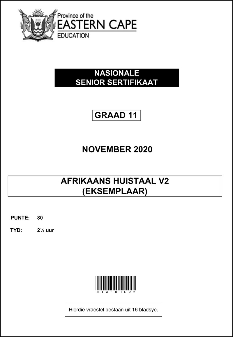 Afrhl P2 Gr11 QP Memo Nov2020 D