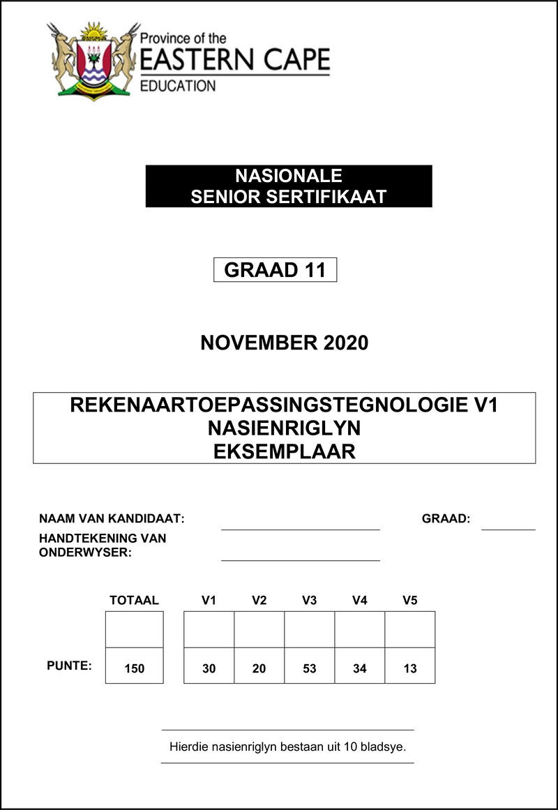 Cat P1 Memo Gr11 Nov 2020 Afr Docx