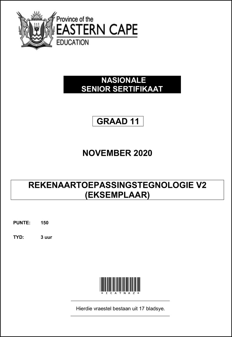 Cat P2 Gr11 QP Nov2020 Afr D