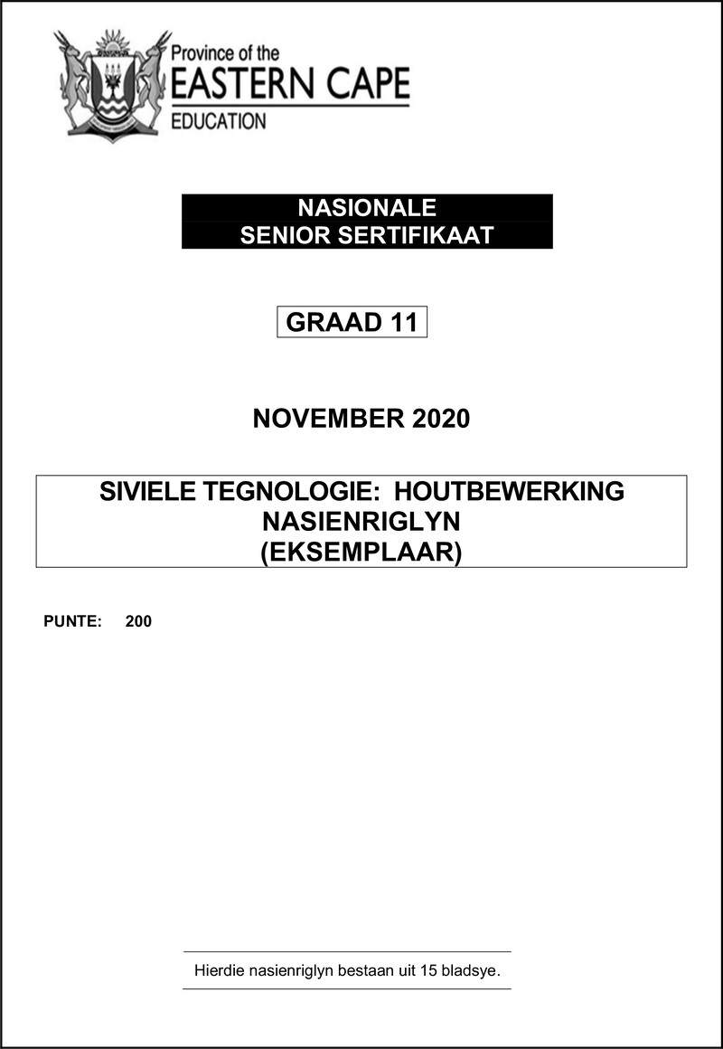 Grade 11 Ekonomie past paper 2020 – cvlt gr11 memo nov2020 afr d