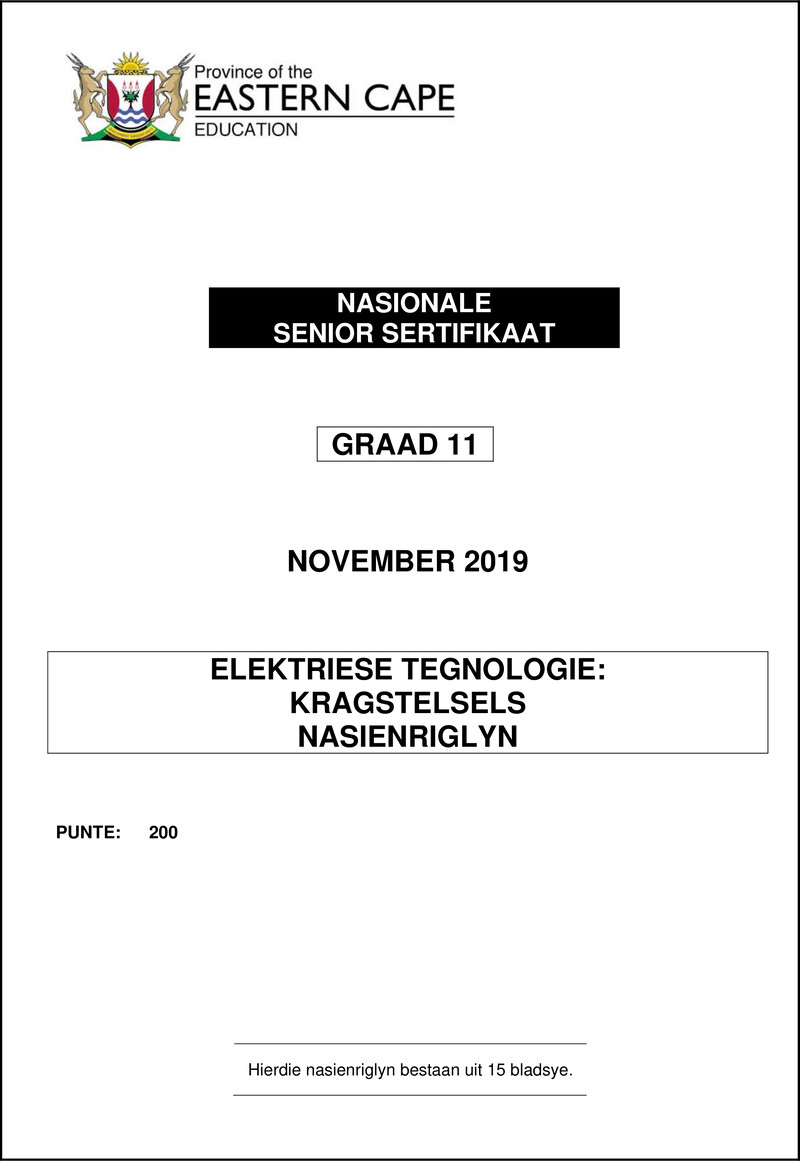 Elec Tech Gr11 Memo Nov2019 Systems Afr