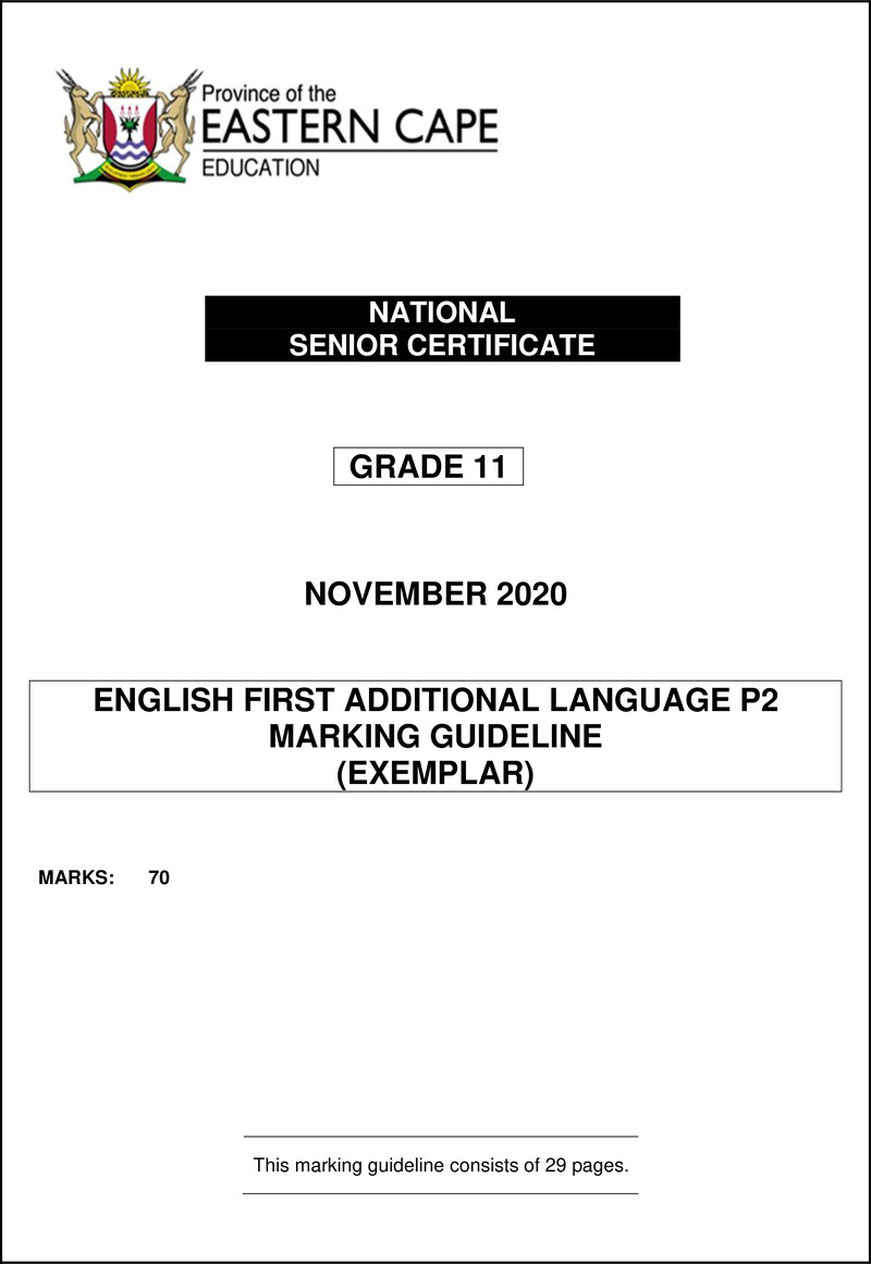 Engfal P2 Gr11 Memo Nov2020