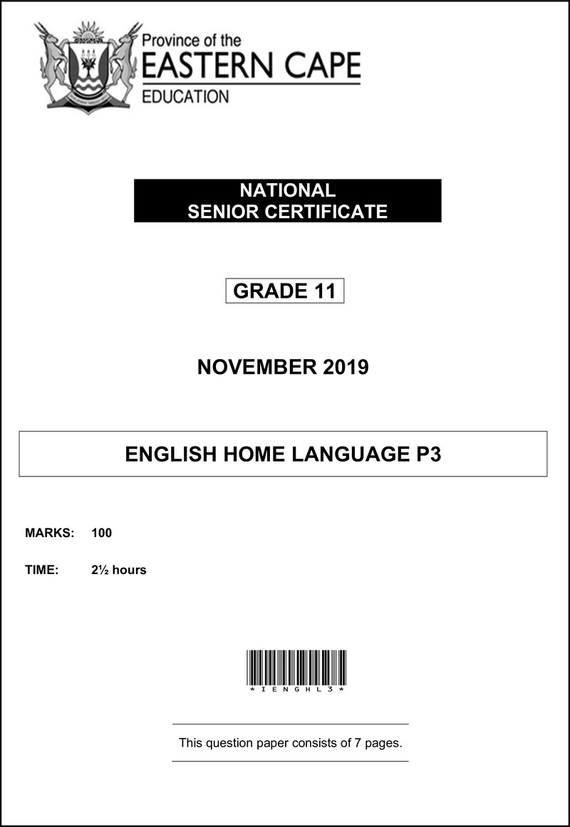Enghl P3 Gr11 QP Nov 2019 Final D