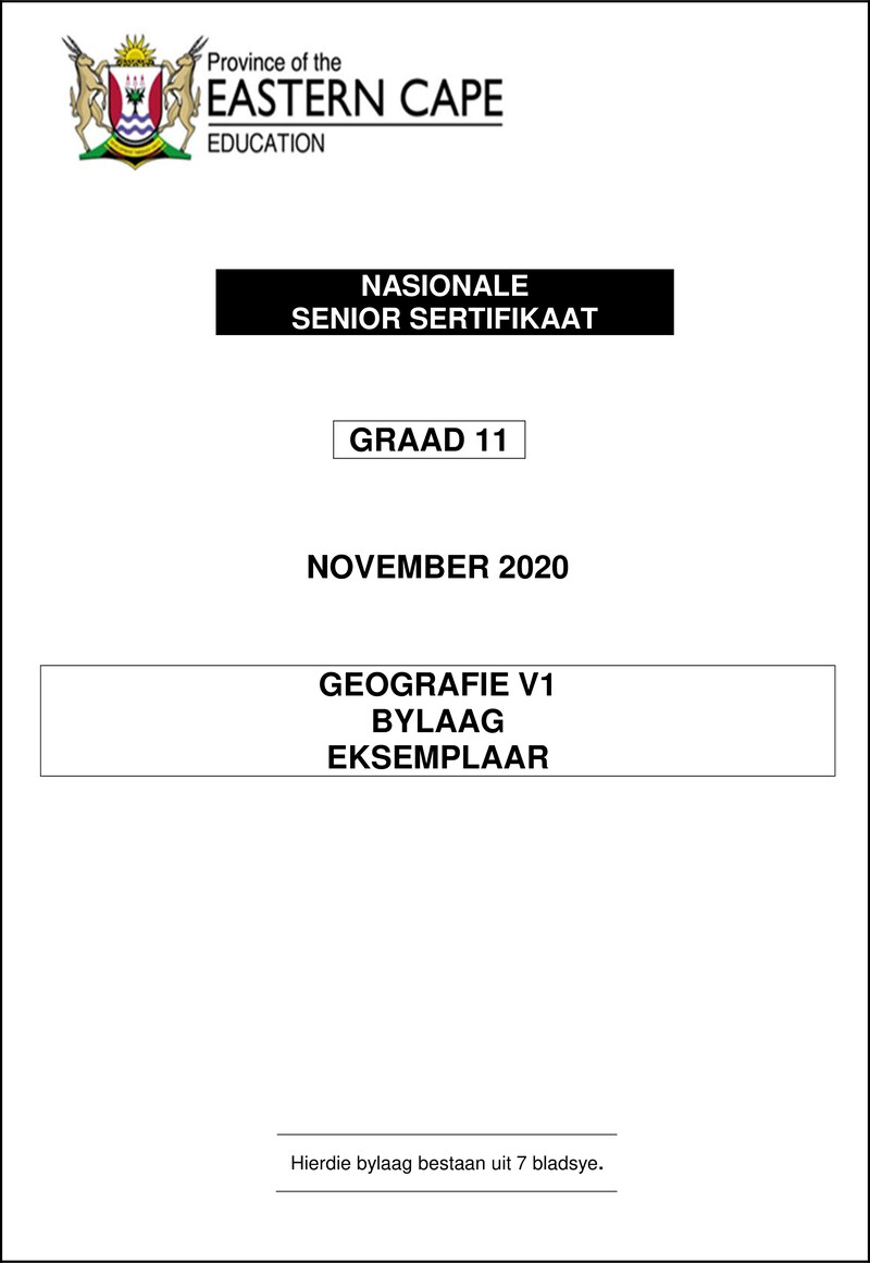 Geography P1 Gr11 Annexure Nov2020 Afr