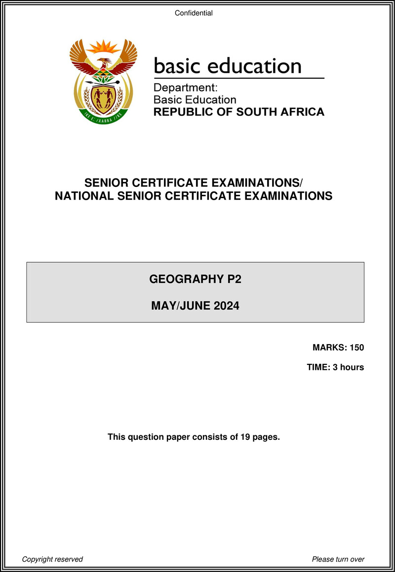 Geography P2 May June 2024 Eng