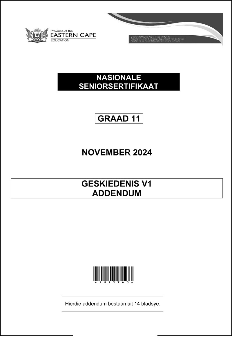 History P1 Adden Gr11 Nov 2024 Afr D