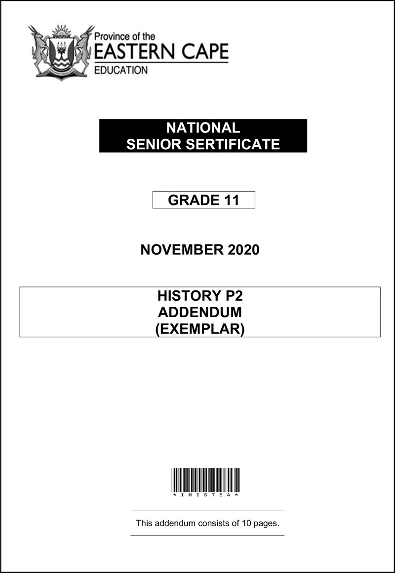 History P2 Gr11 Addendum Nov2020 Eng D