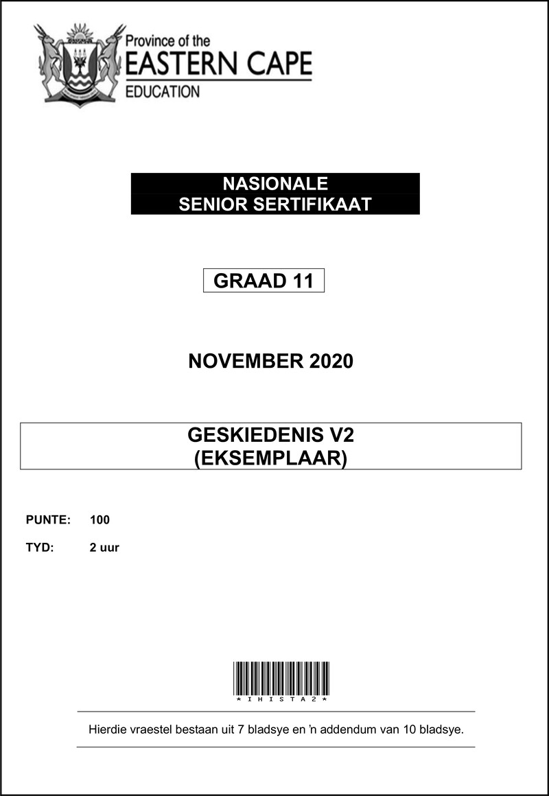 History P2 Gr11 QP Nov2020 Afr D
