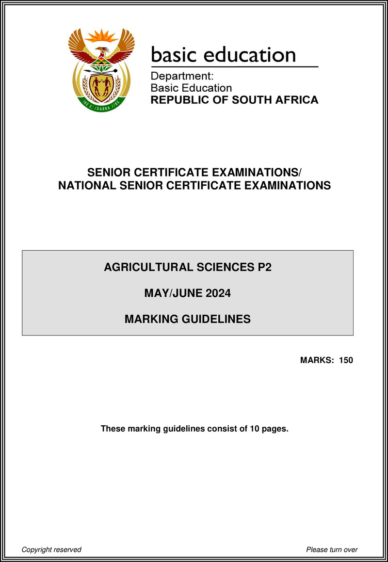 Agricultural Sciences P2 May June 2024 Mg Eng Gr12