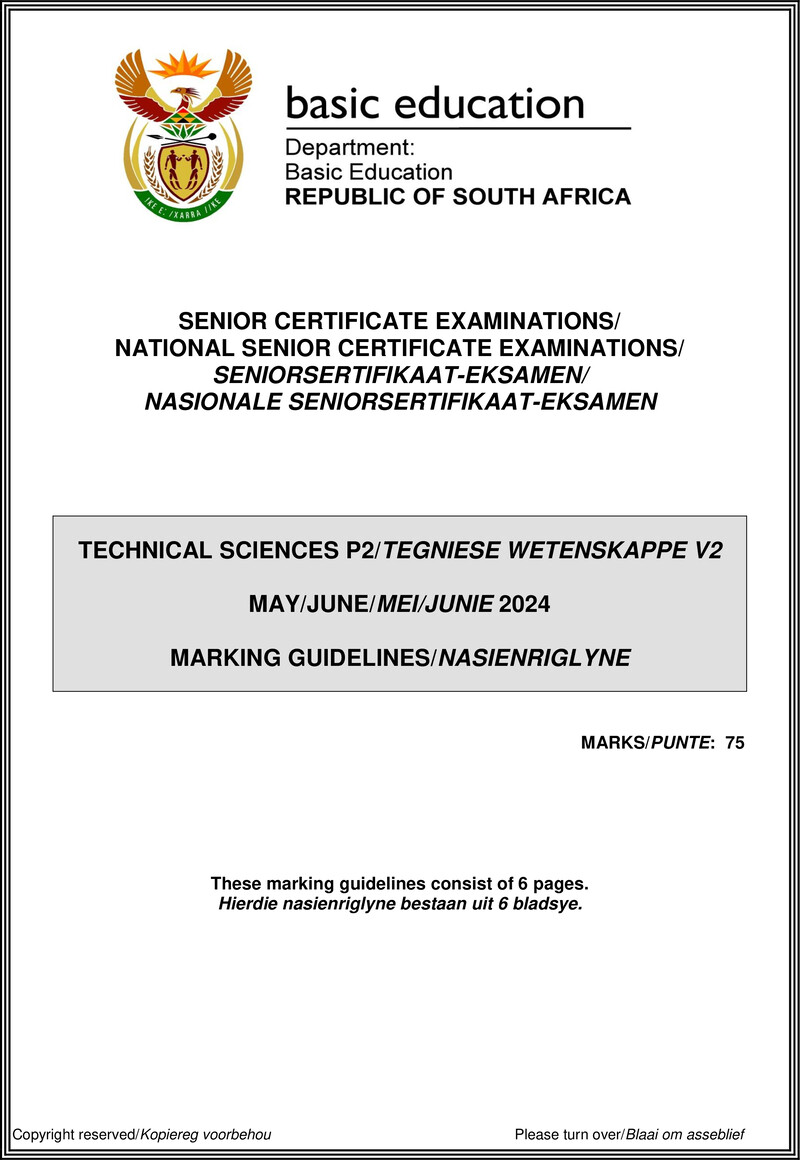 Technical Sciences P2 May June 2024 Mg Eng Afr Gr12