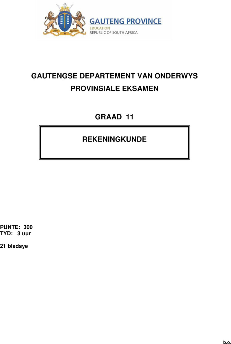Grade 11 Accounting past paper 2017 – grade 11 provincial exam accounting afr november 2017 qp