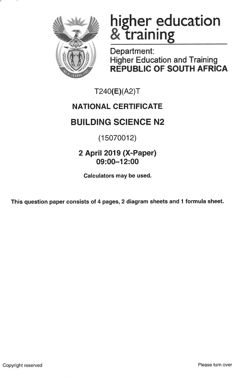 Science N2 Exam Paper 1 2019 preview