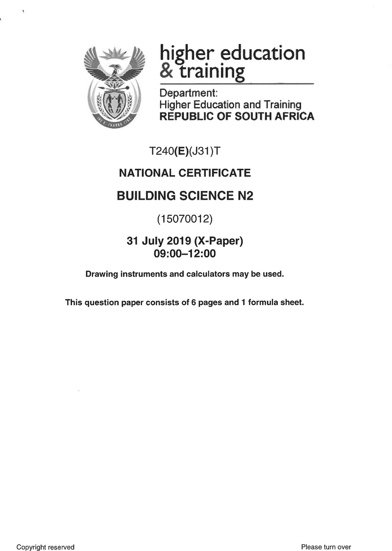 Science N2 Exam Paper 2 2019 preview