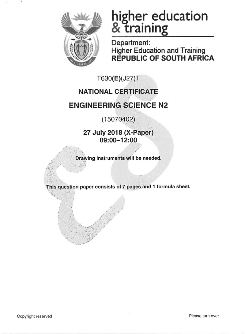 Science N2 Exam Paper 2 2018 preview