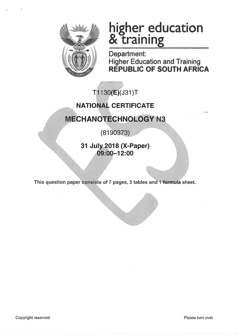 N3 Exam Paper 2 2018 preview