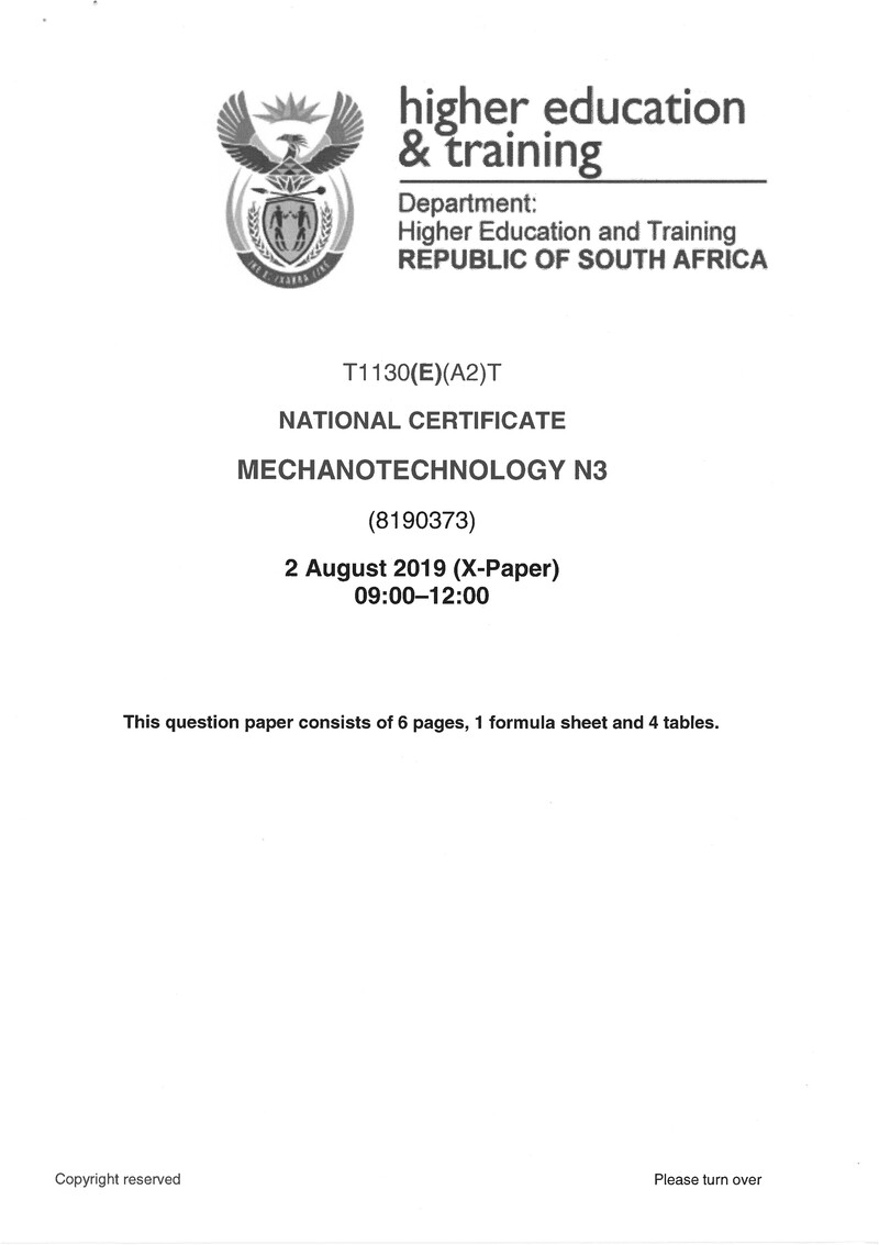 N3 Exam Paper 2 2019 preview