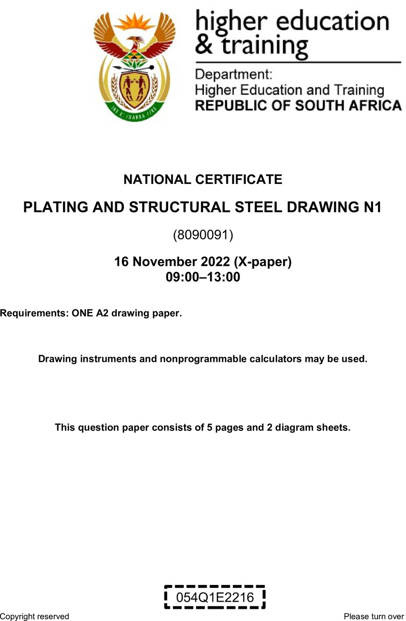 T1330 Plating And Structural Steel Drawing N1 QP Nov 2022 Edited preview