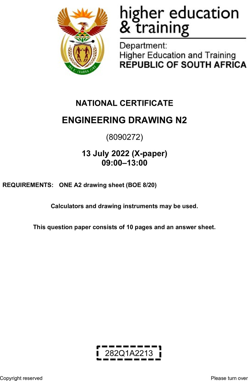 T580 Engineering Drawing N2 QP Aug 2022 Signed Off