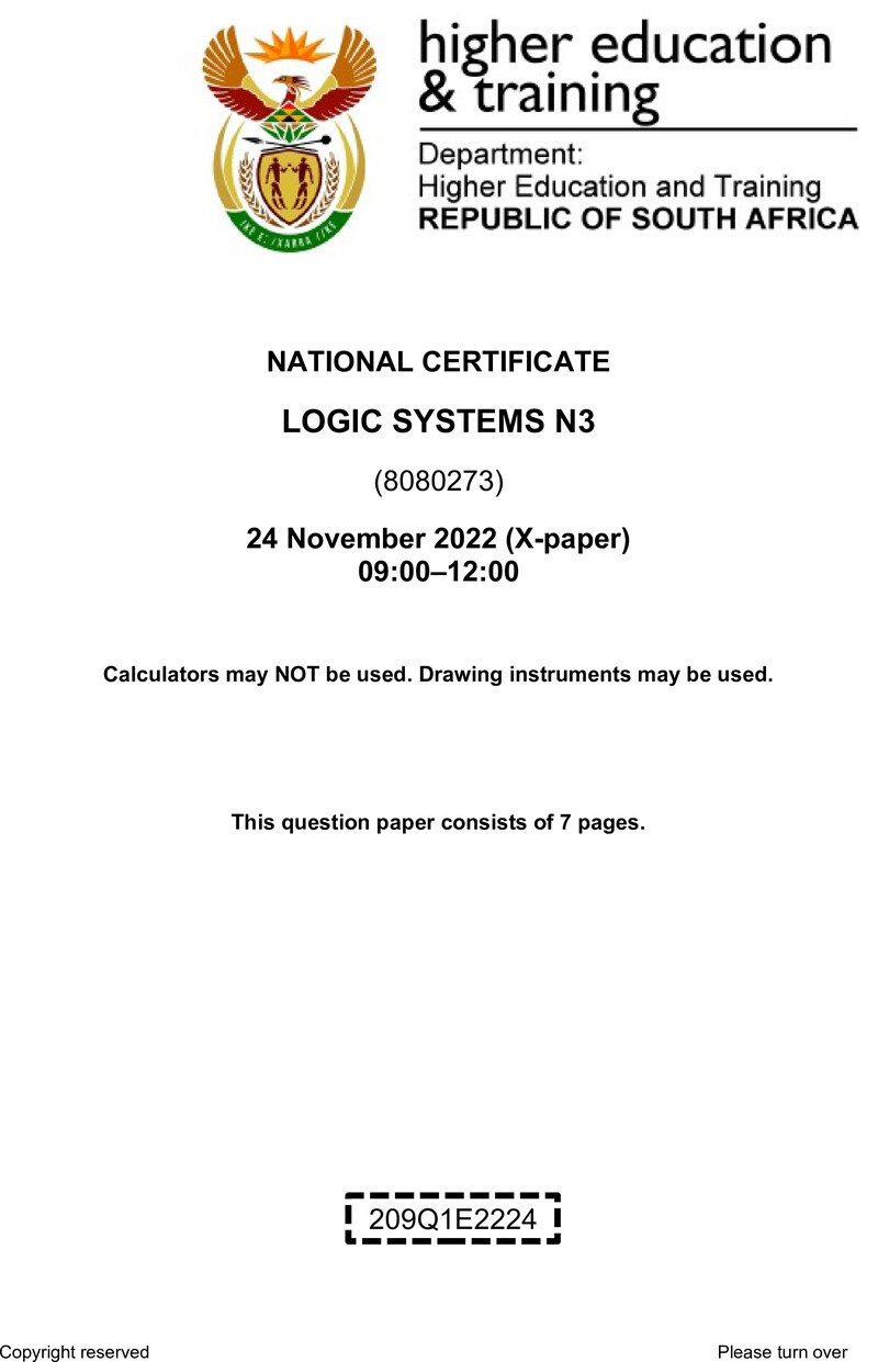 T930 Logic Systems N3 QP Nov 2022 Sign Off
