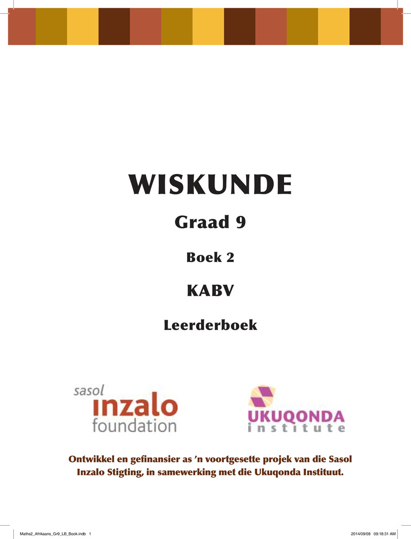 Gr9 B Mathematics Learner Afr