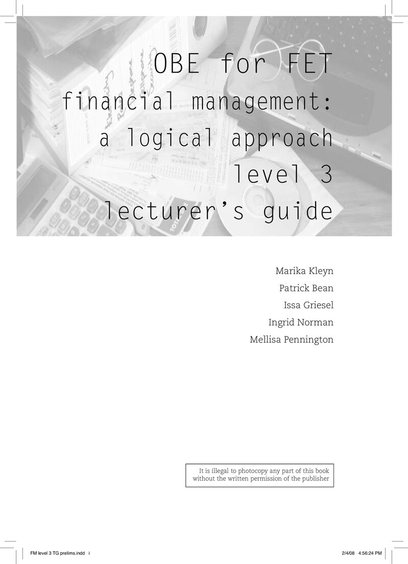 Finacial Management L3 Lg