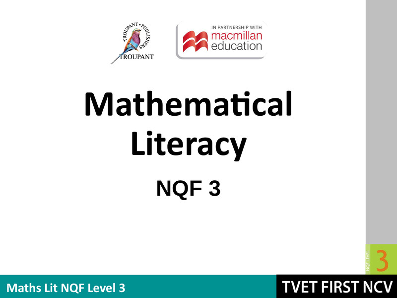 Mathematical Literacy Level 3 Module 5 Lg
