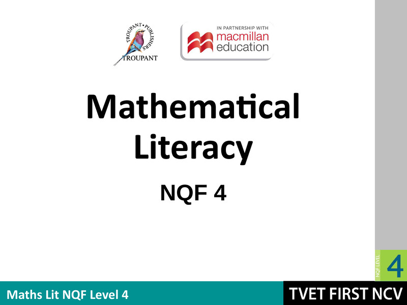Mathematical Literacy Level 4 Module 2 Lg