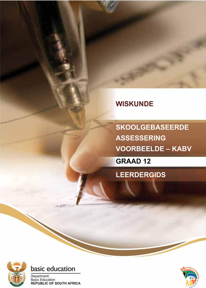 Maths Learner Guide Afrikaans Sba