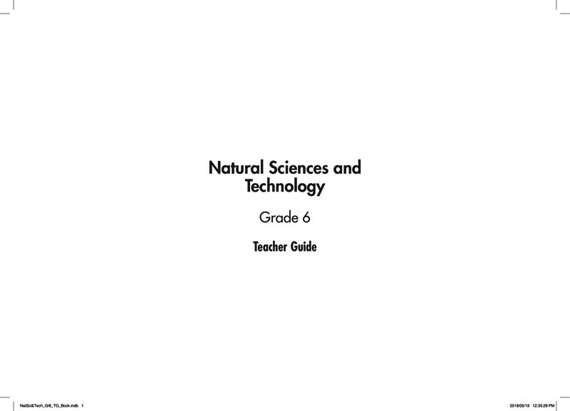 Natsci Tech Teacher Guide Grade 6