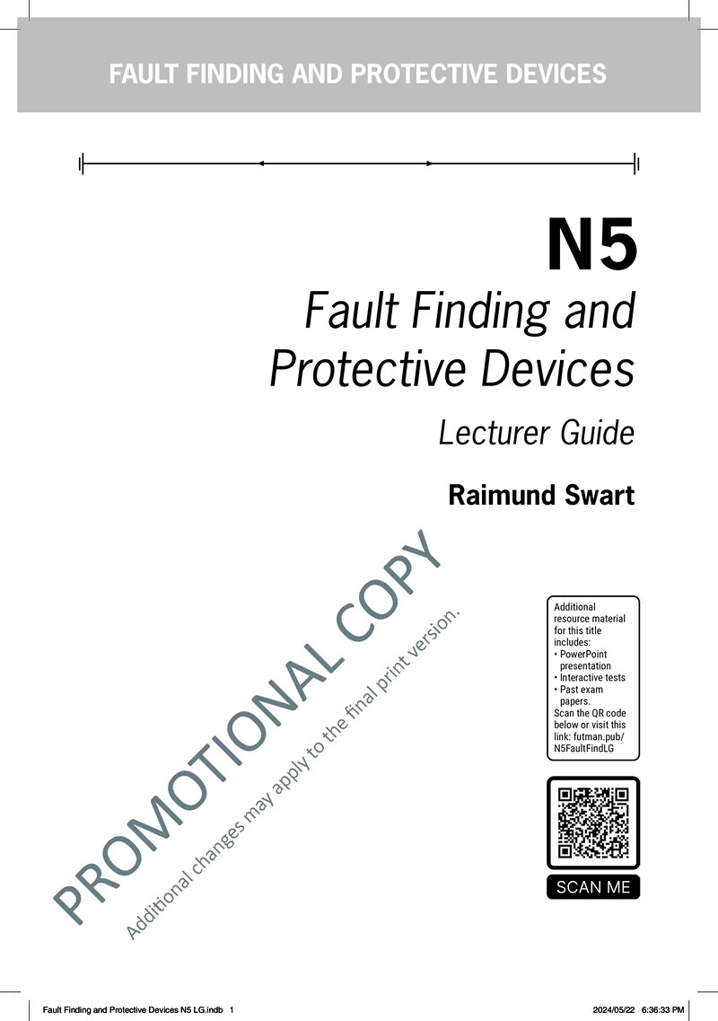 N5 Fault Finding And Protective Devices Lecturer Guide