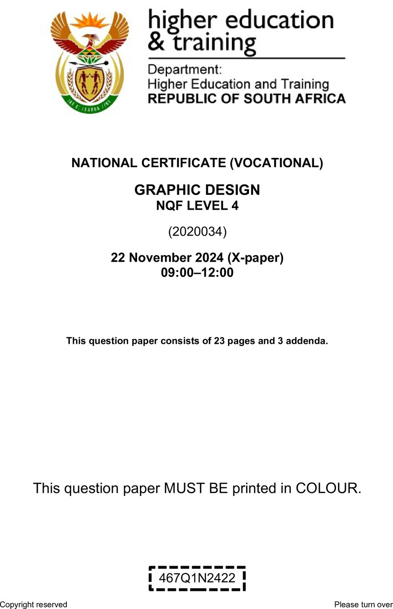 Nc1450 Graphic Design L4 QP Nov 2024