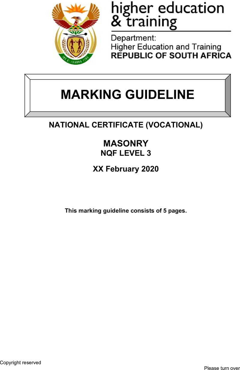 Nc1890 Masonry L3 Memo Feb 2020