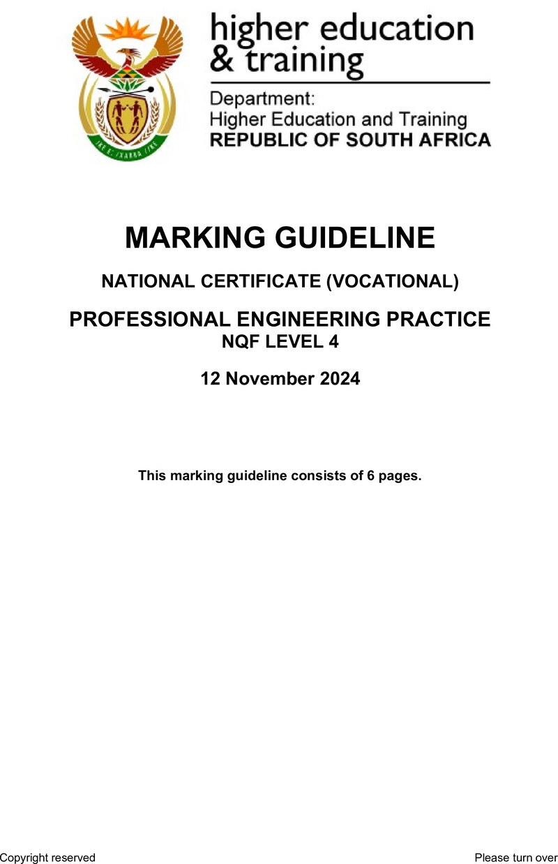 Nc2560 Professional Engineering Practice L4 Memo Nov 2024